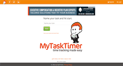 Desktop Screenshot of mytasktimer.com