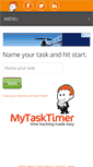 Mobile Screenshot of mytasktimer.com